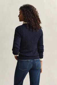 Cable Knit Crew Neck Sweater