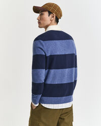Striped Extra Fine Lambswool Rugger Sweater
