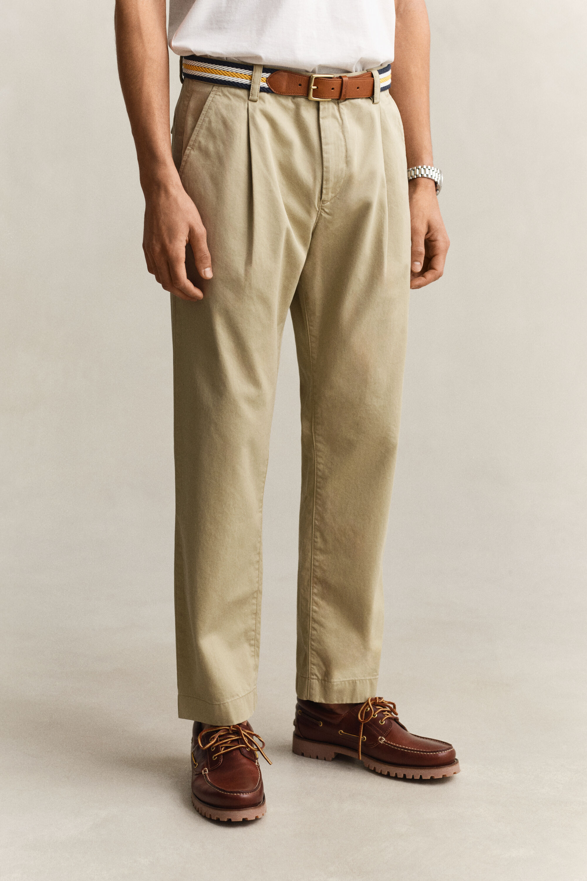 Regular Fit Cotton Twill Chinos