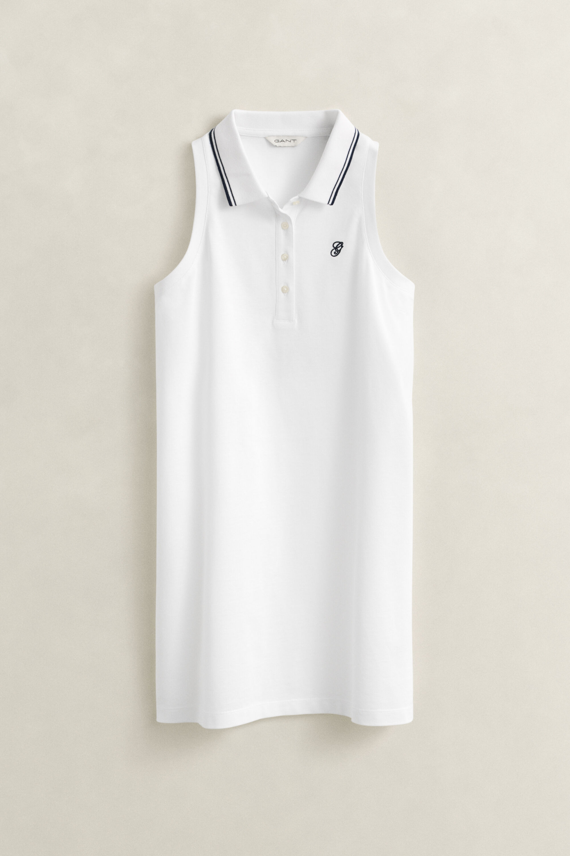 Sleeveless Piqué Polo Dress