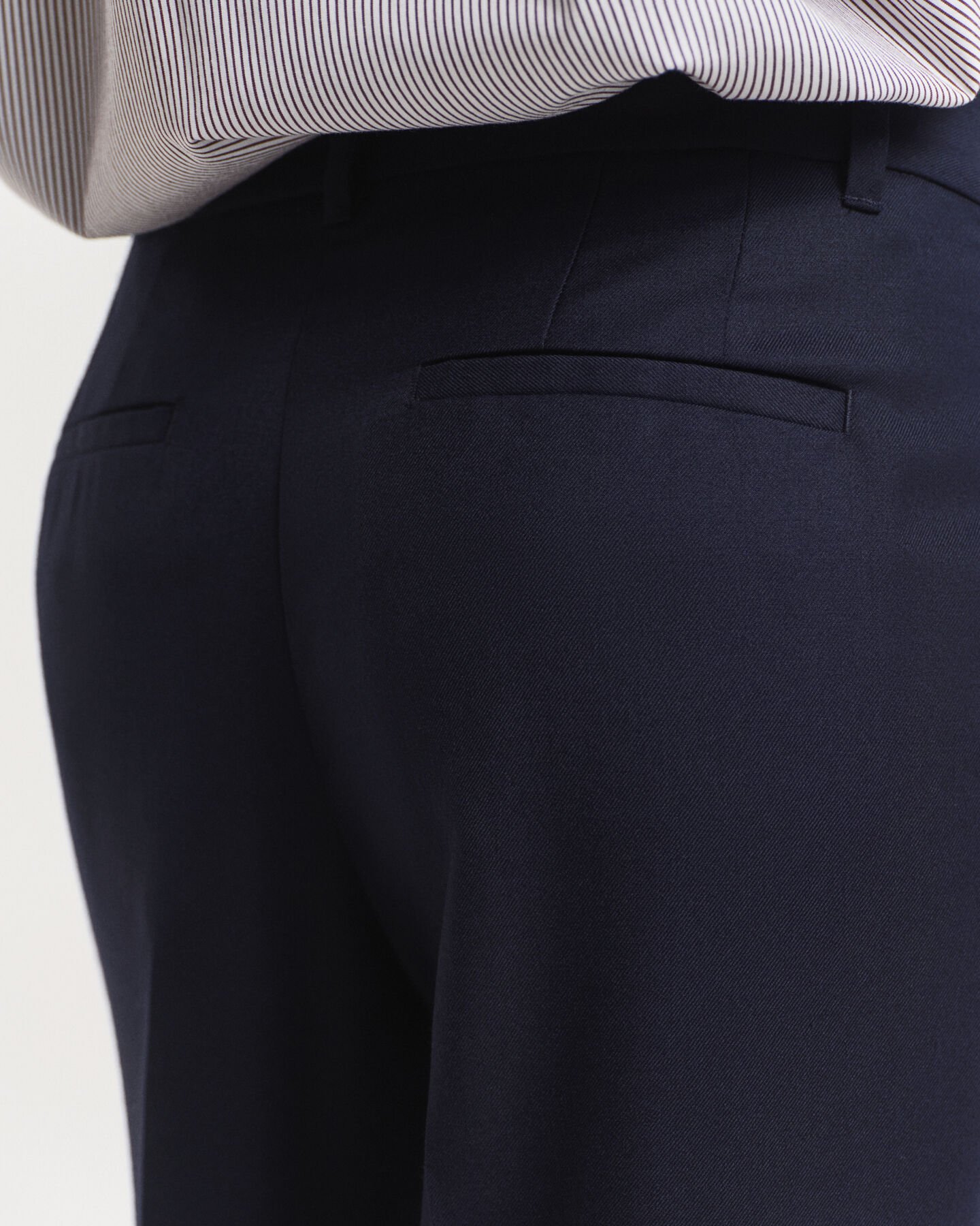 Tailored Wool Blend Pants