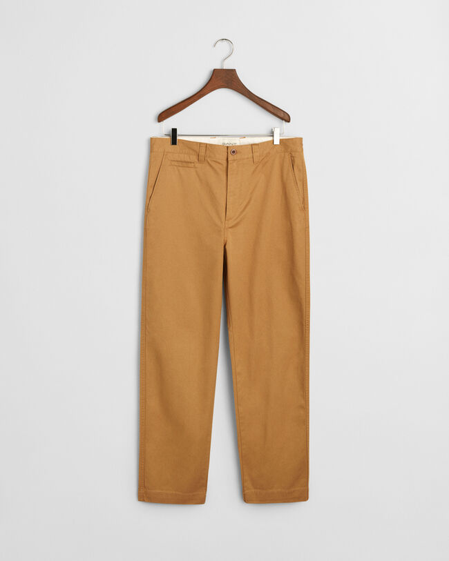 Regular Fit Brushed Cotton Chinos