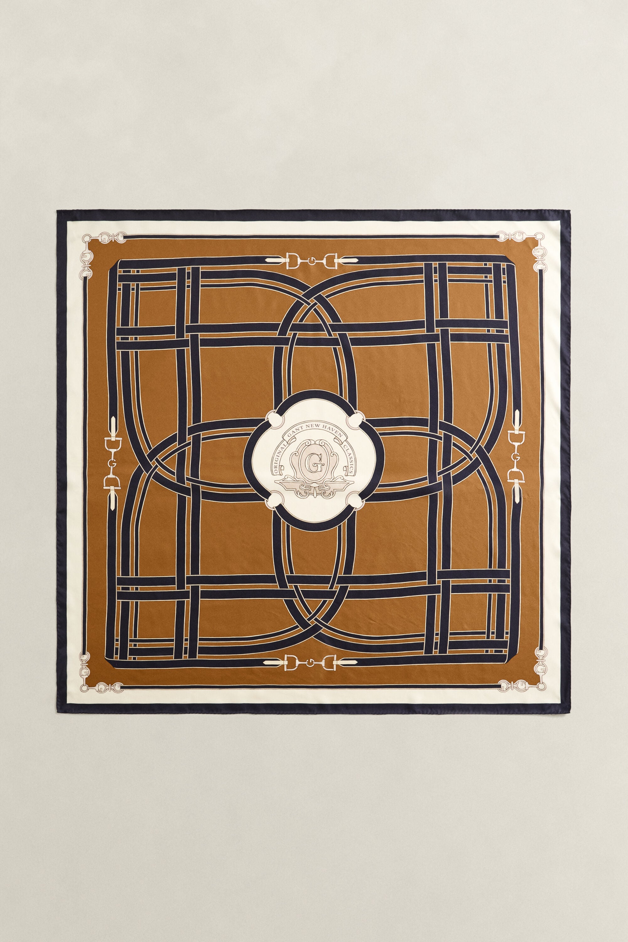 Chain Print Silk Scarf