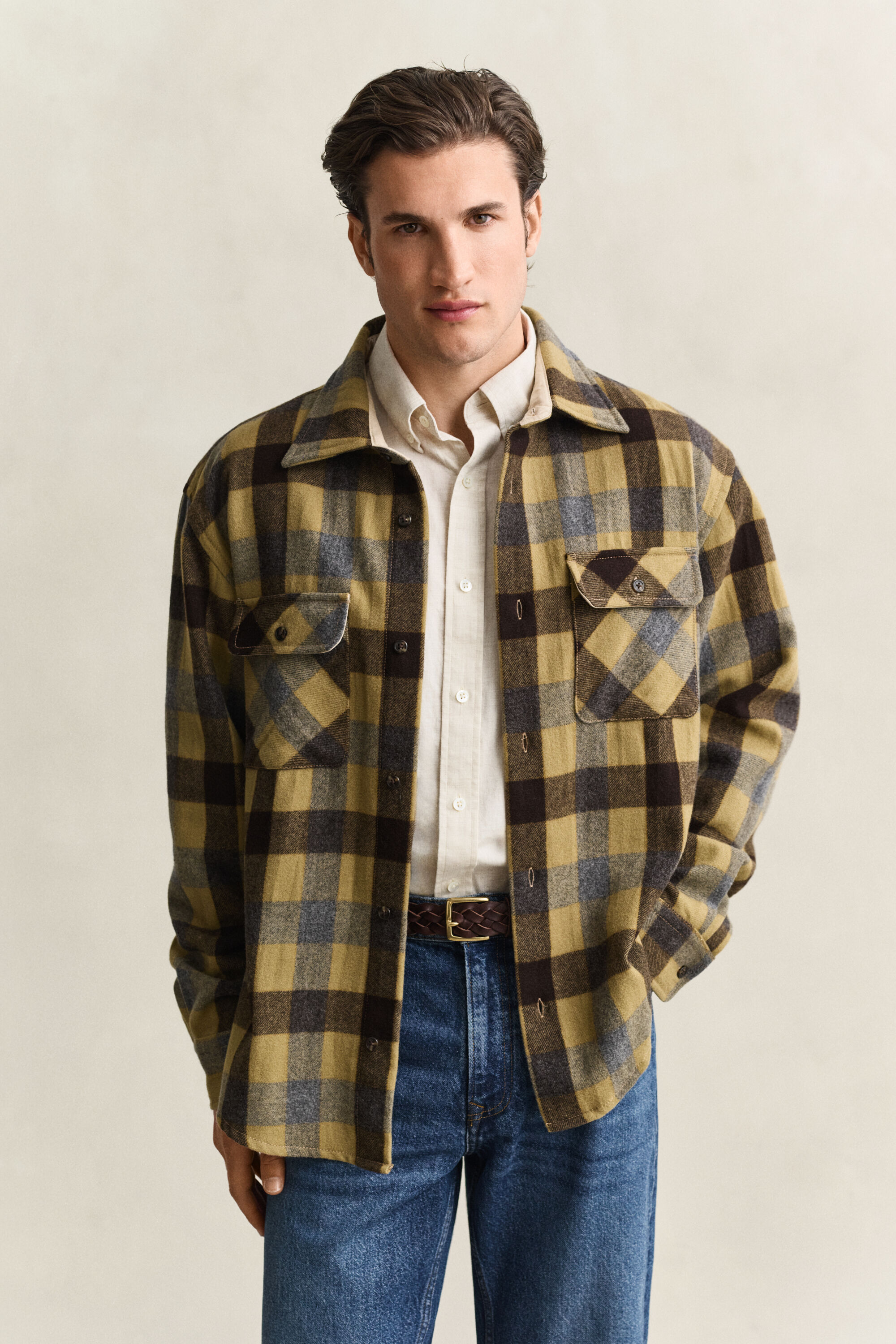 Checked Wool Shirt