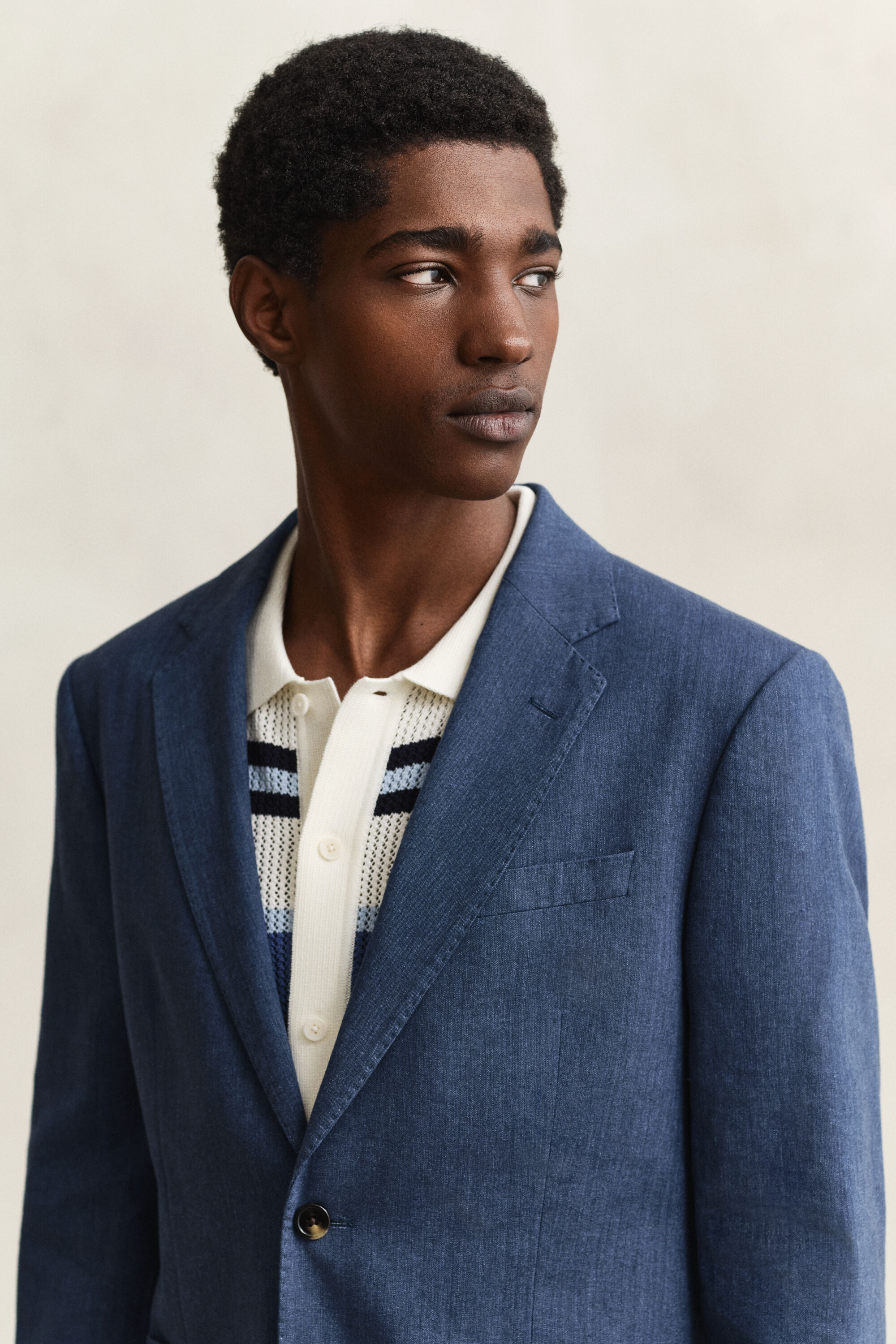 Linen Blend Suit Jacket