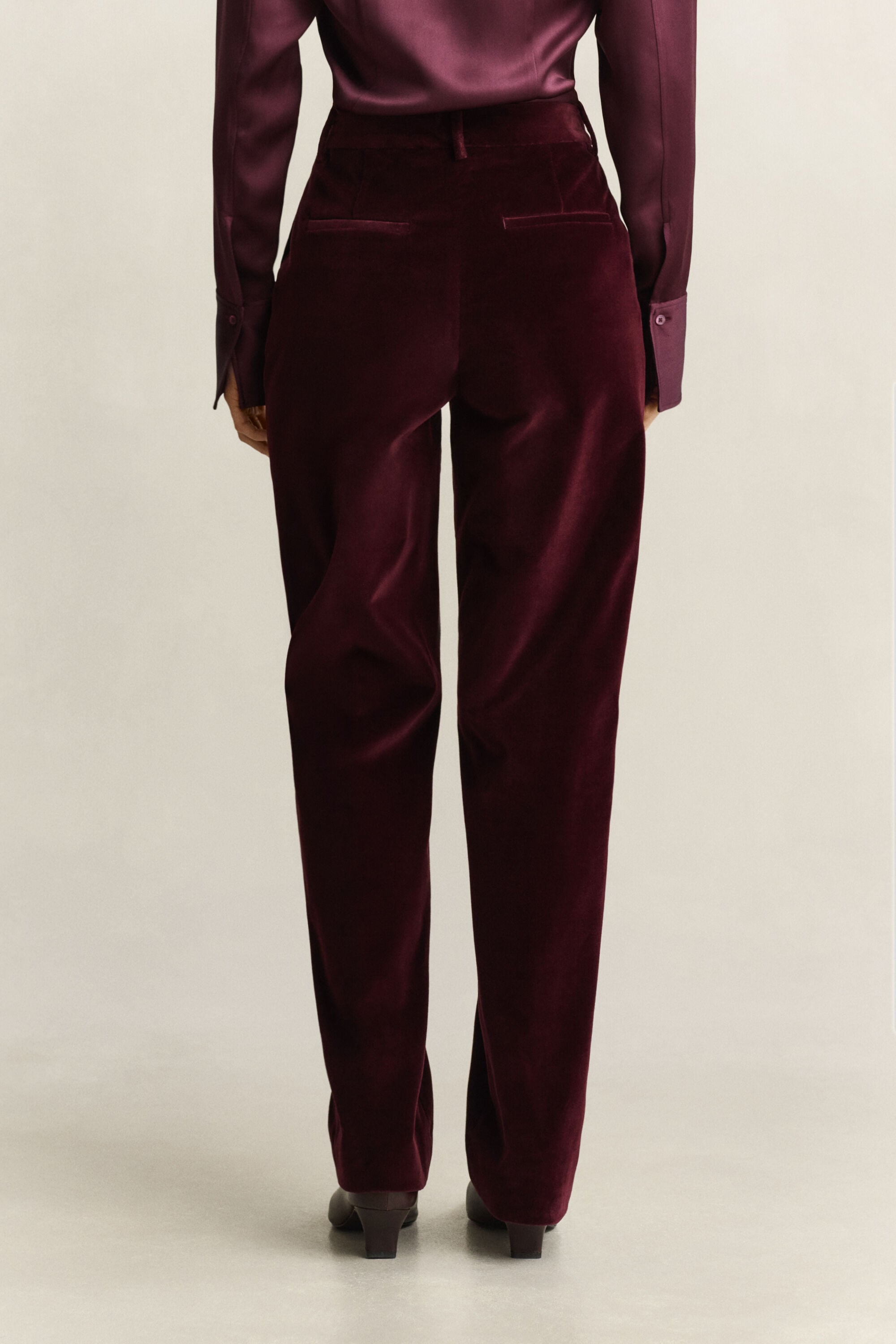 Tailored Velvet Pants