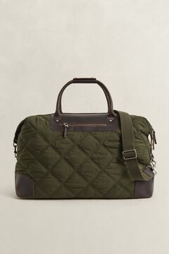 Quilted Duffel Bag — DARK MOSS GREEN 1