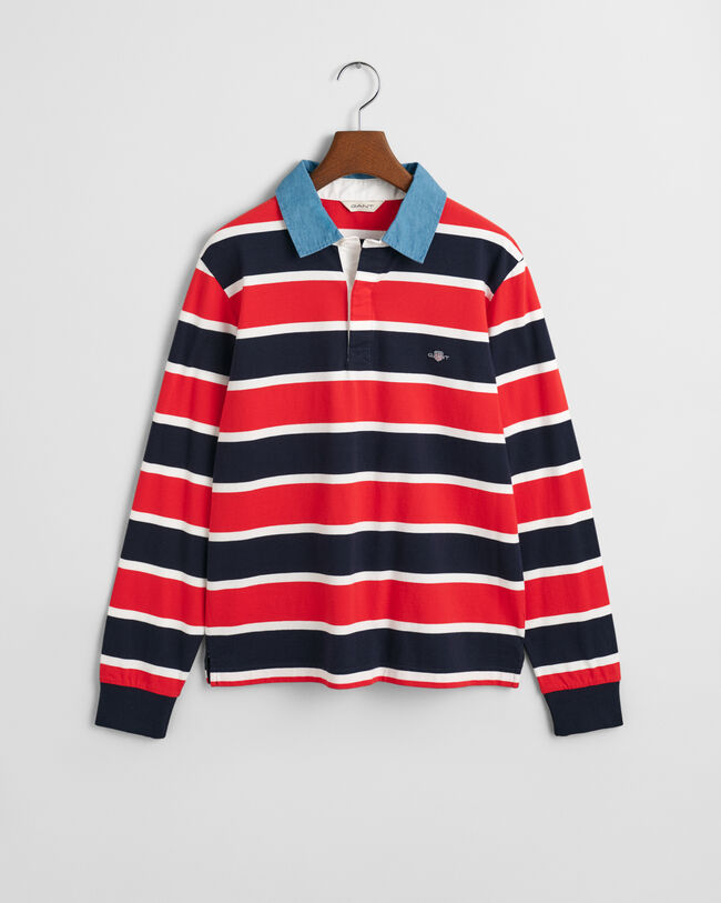 Teens Striped Shield Rugger