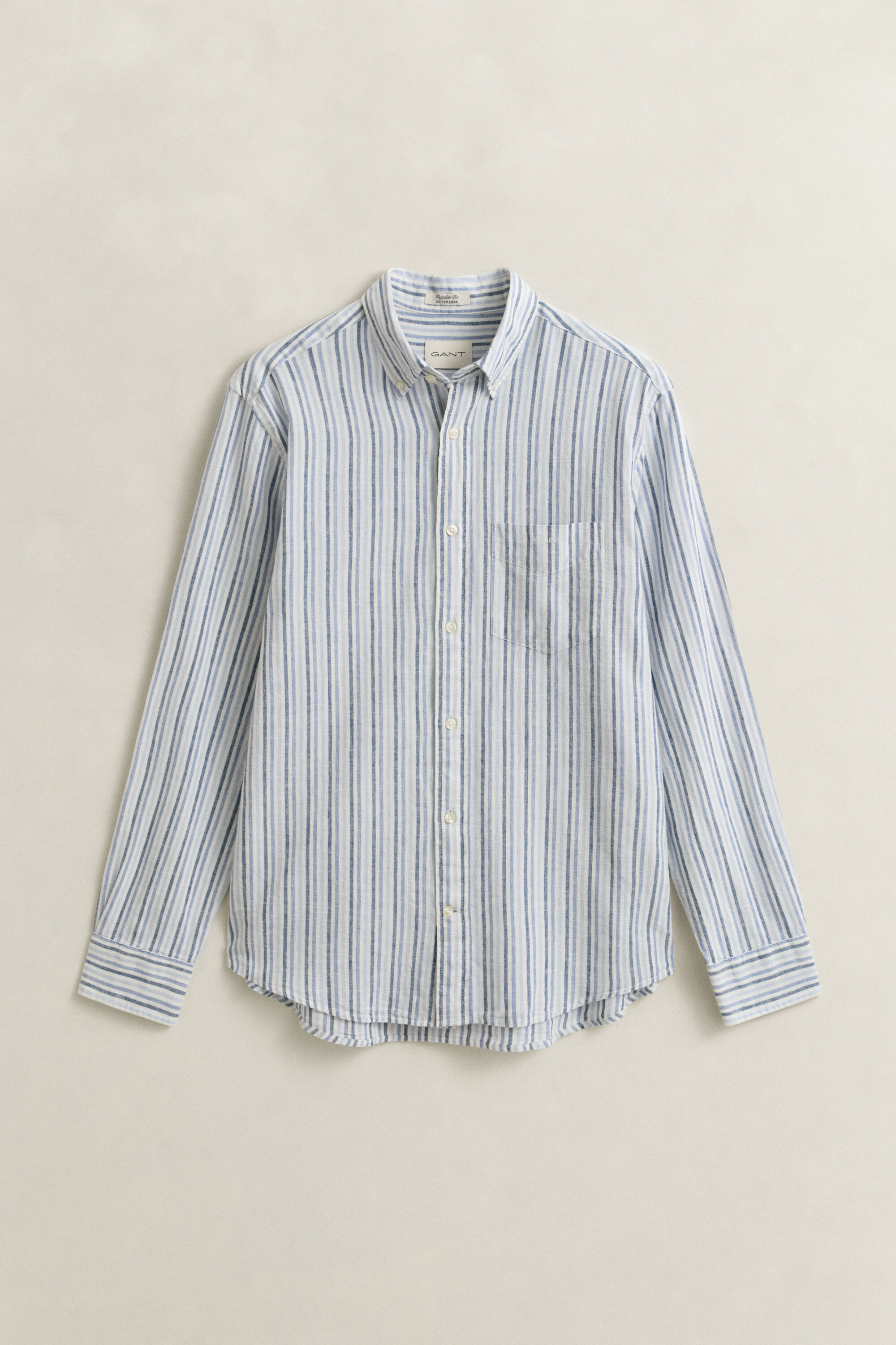 Striped Linen Blend Shirt