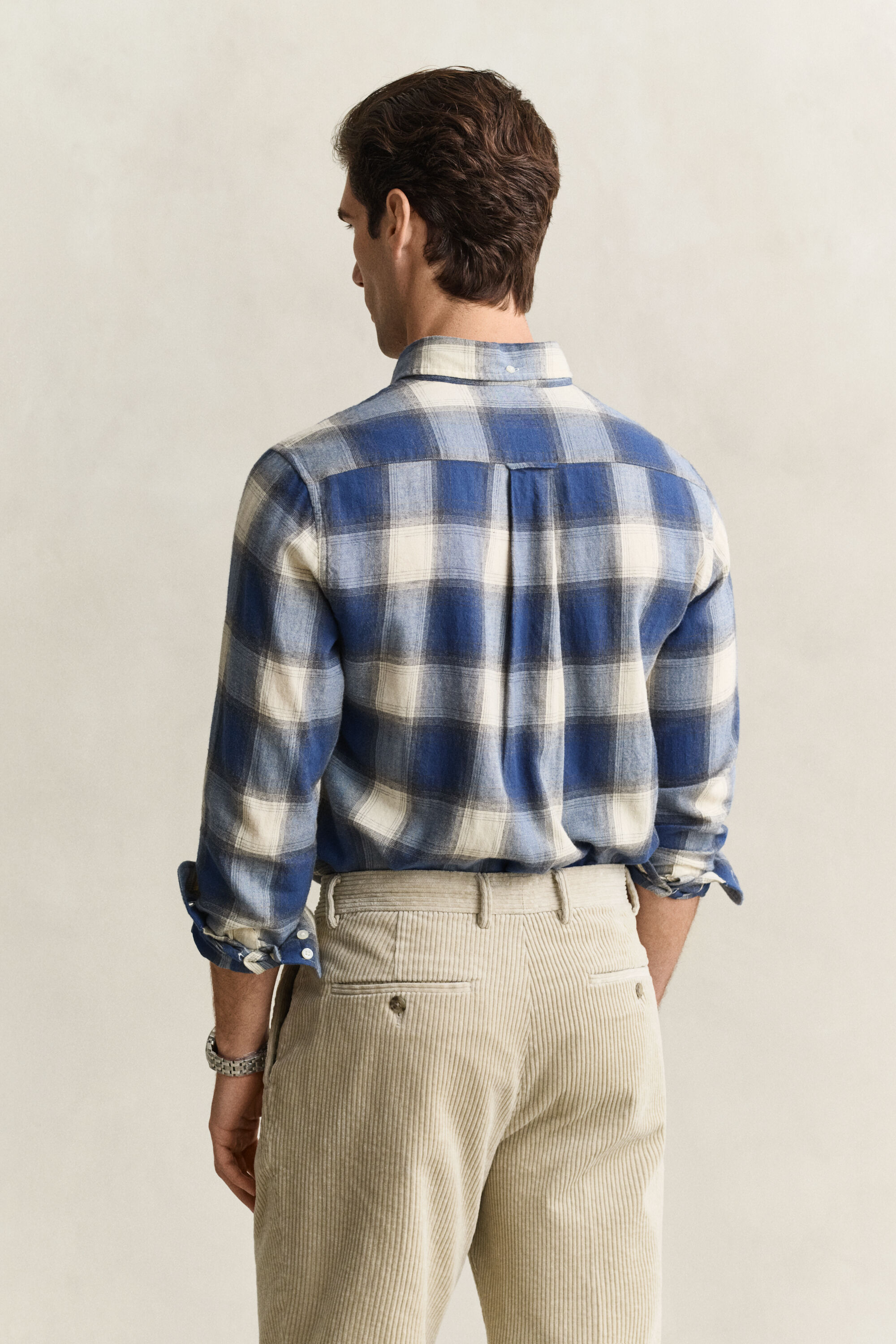Checked Windblown Flannel Shirt