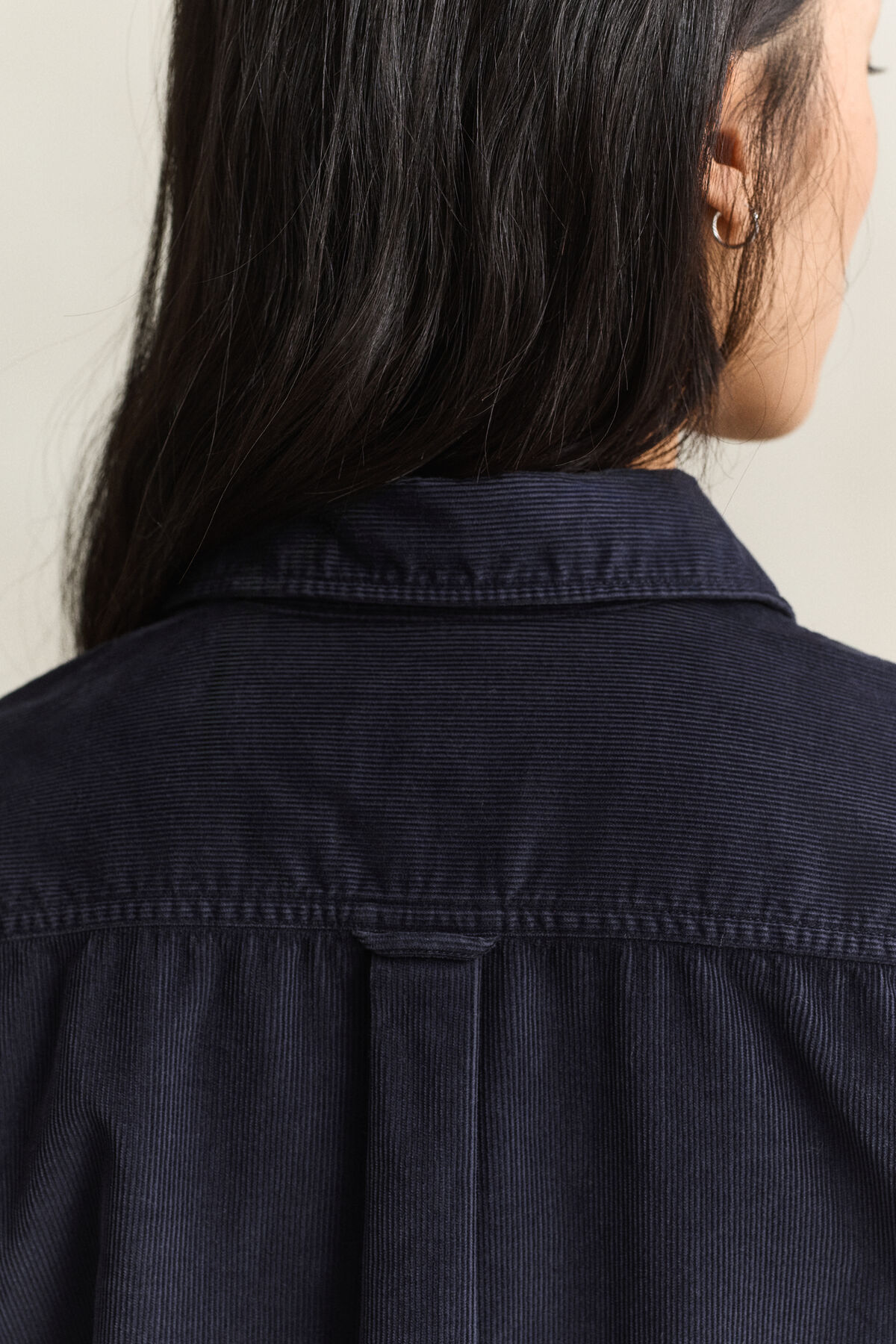 Regular Corduroy Shirt — EVENING BLUE