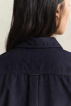 Regular Corduroy Shirt — EVENING BLUE 4