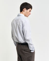 Slim Fit Striped Stretch Poplin Shirt