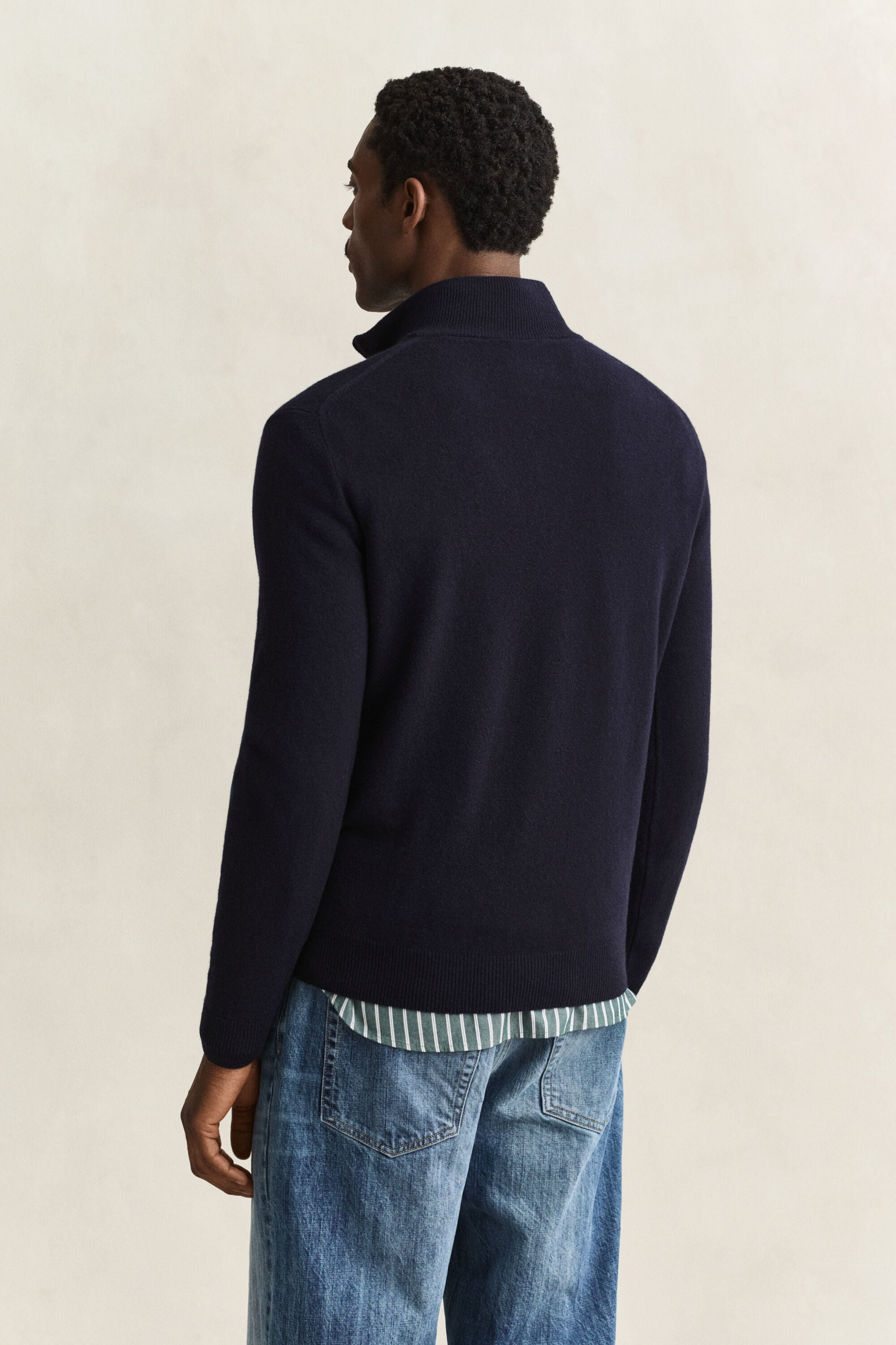 Lambswool Half-Zip Sweater