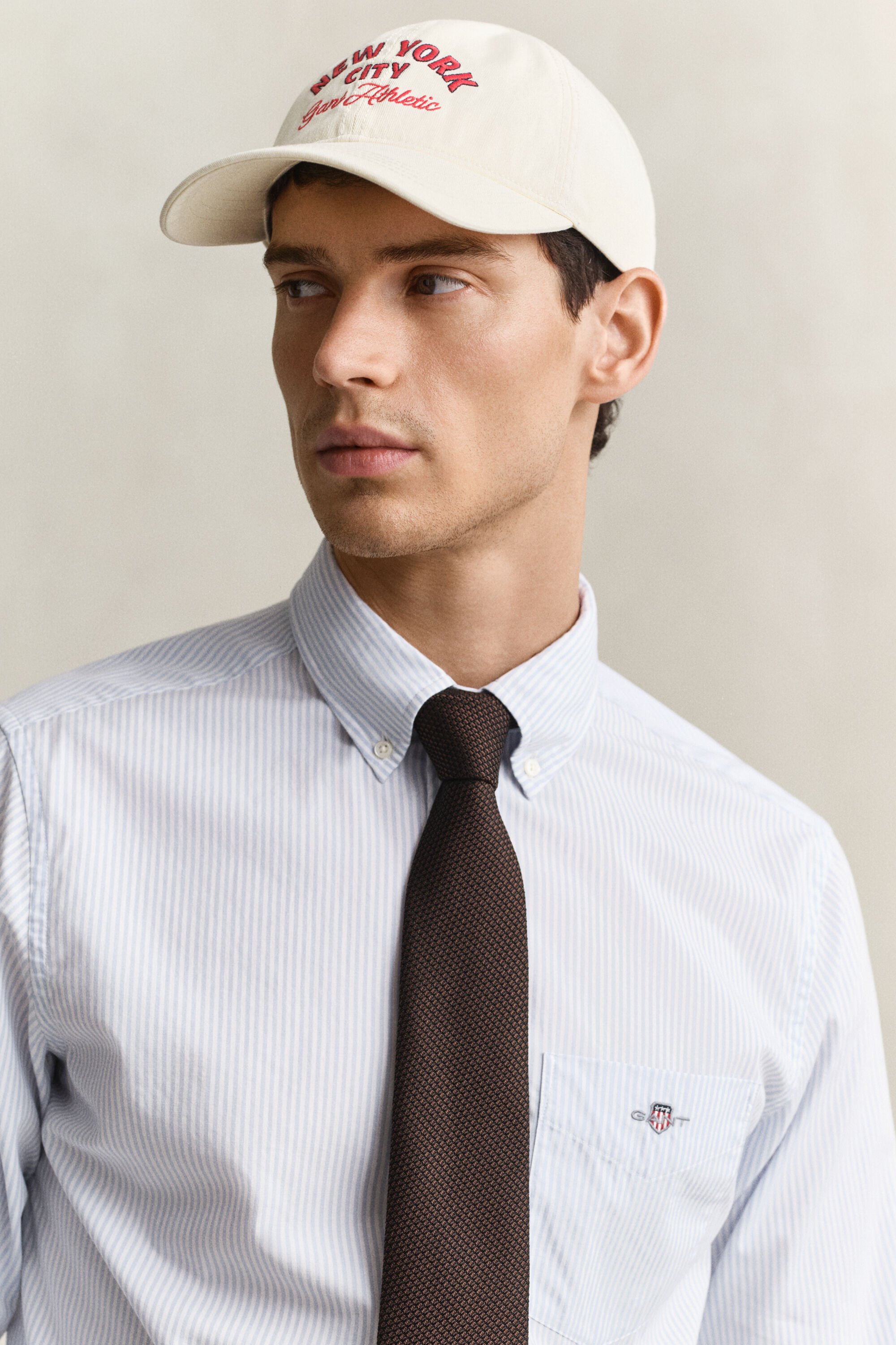 Classic Regular Striped Poplin Shirt