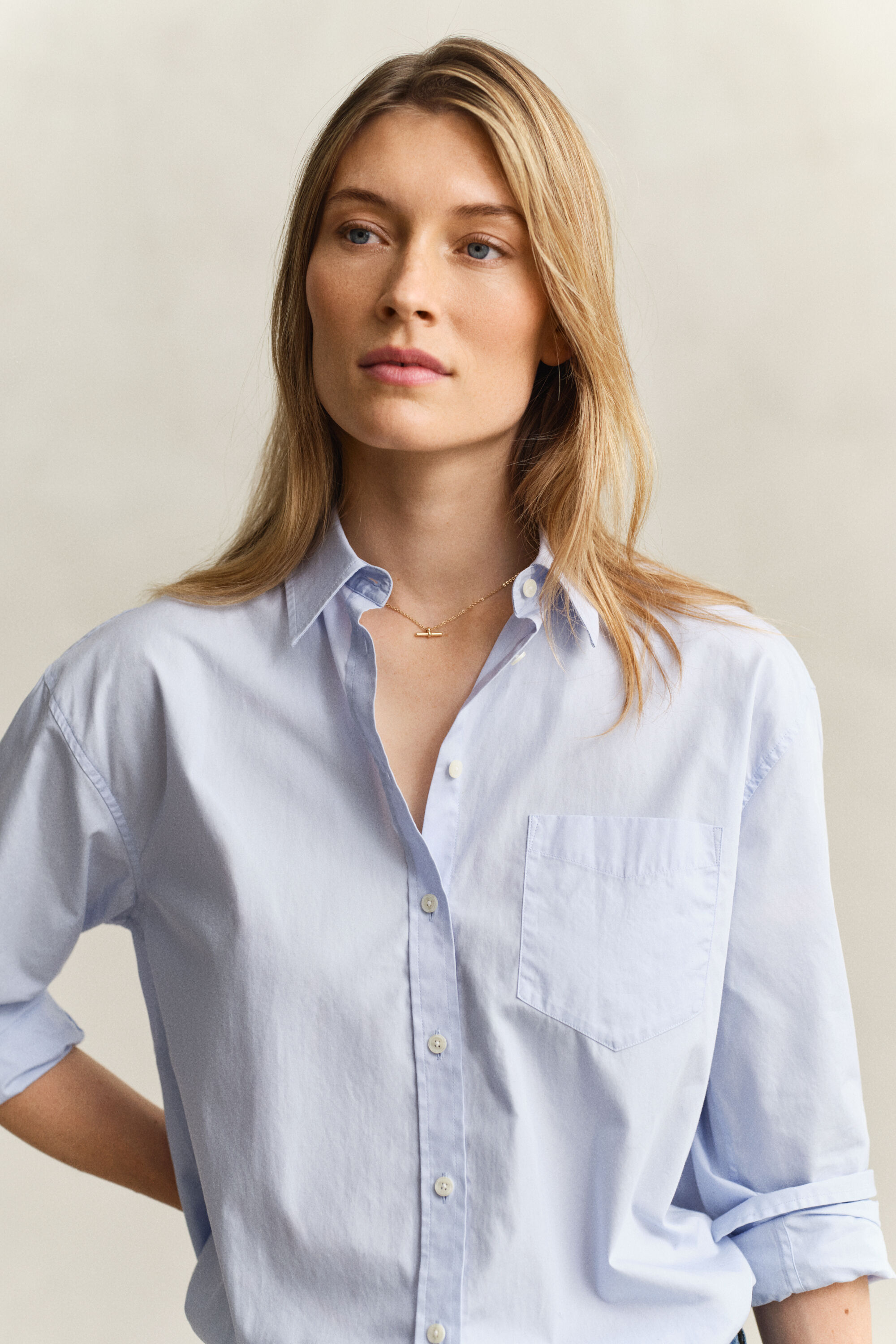 Relaxed Fit Classic Poplin Shirt