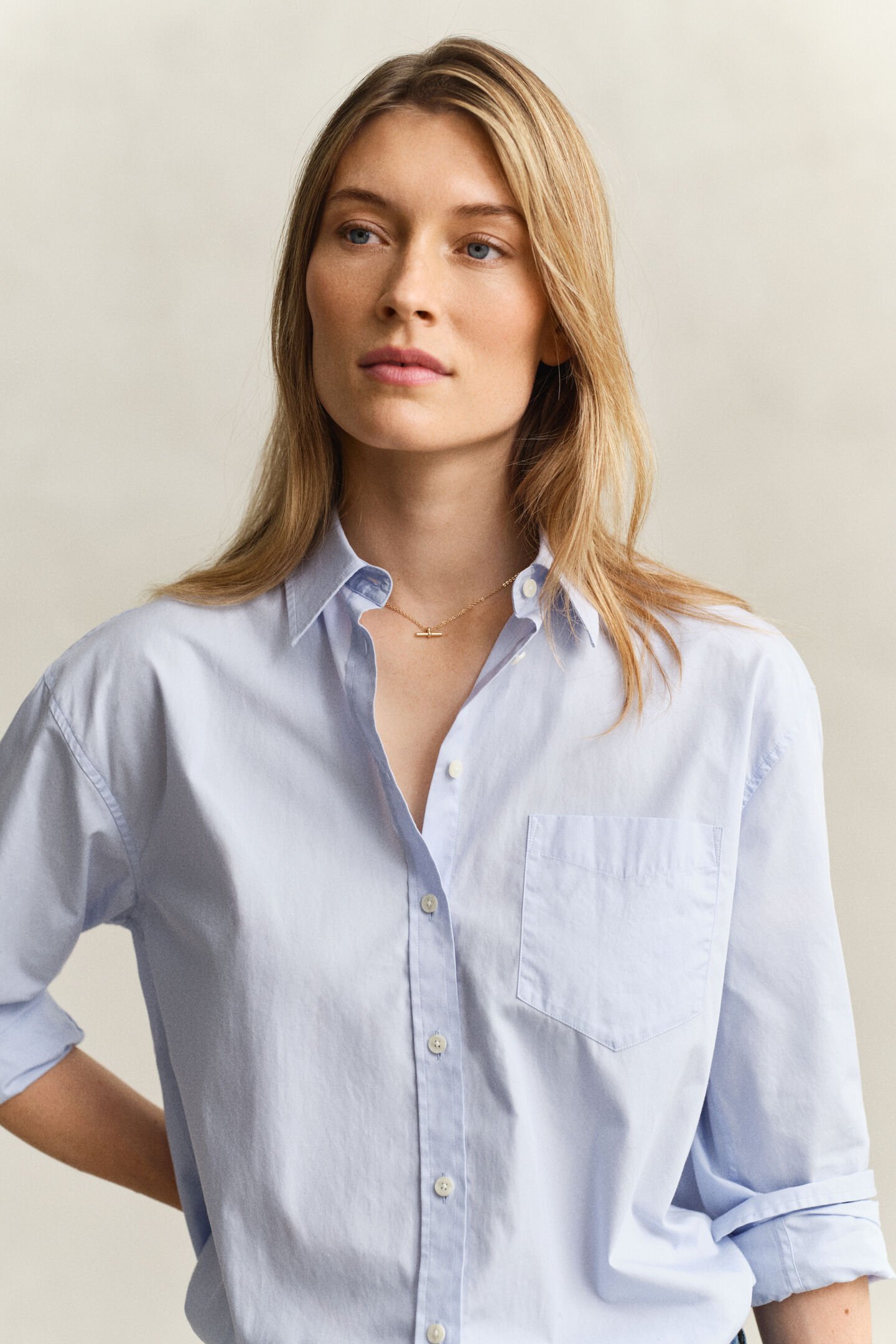 Relaxed Fit Classic Poplin Shirt