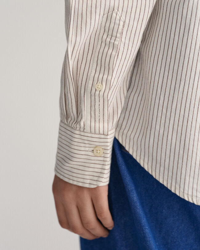 Relaxed Fit Striped Archive Oxford Shirt