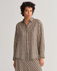 Relaxed Fit Geometric Shirt