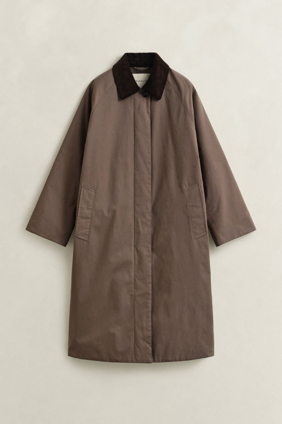 Waxed Car Coat — FADED TAUPE