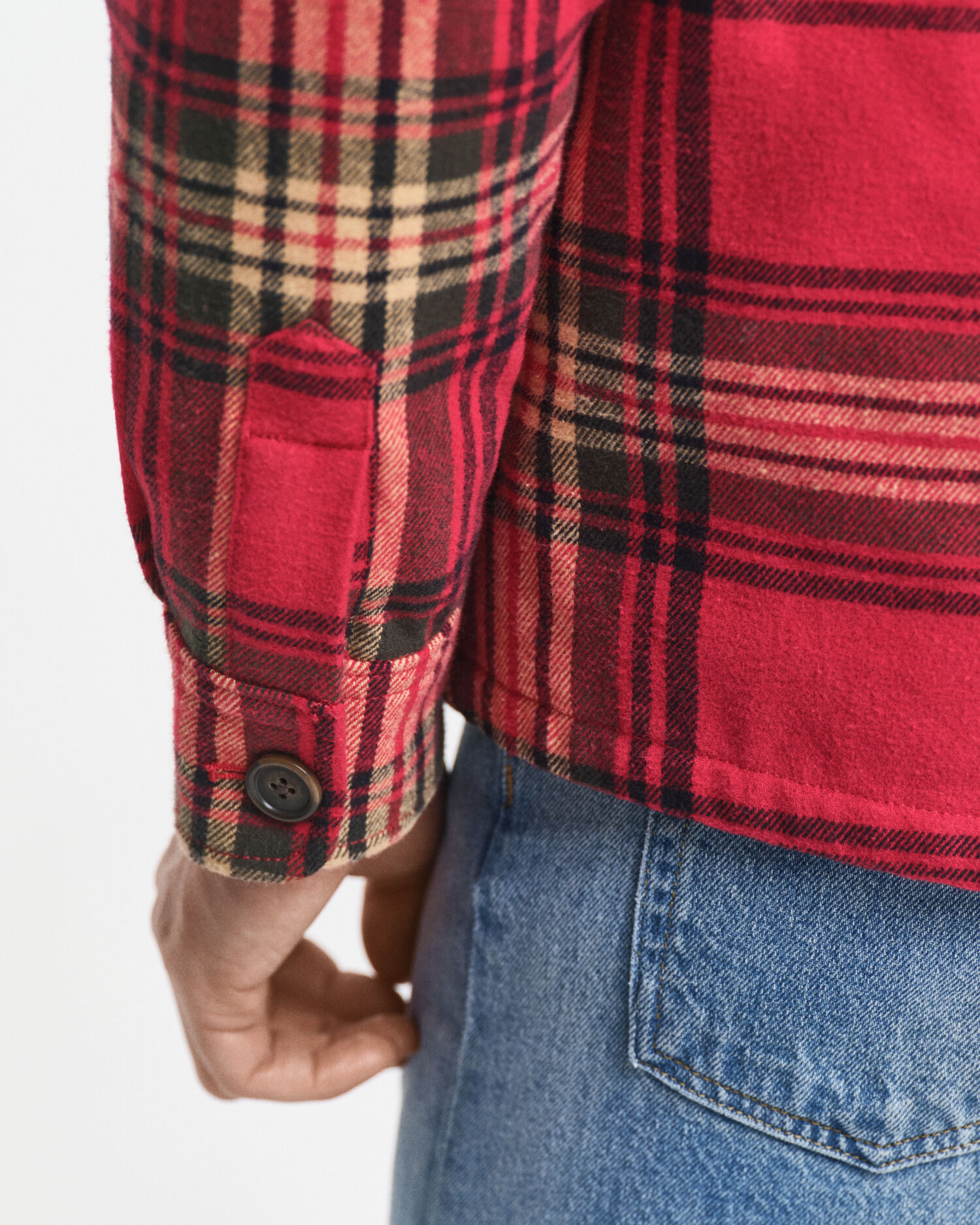Relaxed Fit Checked Padded Overshirt