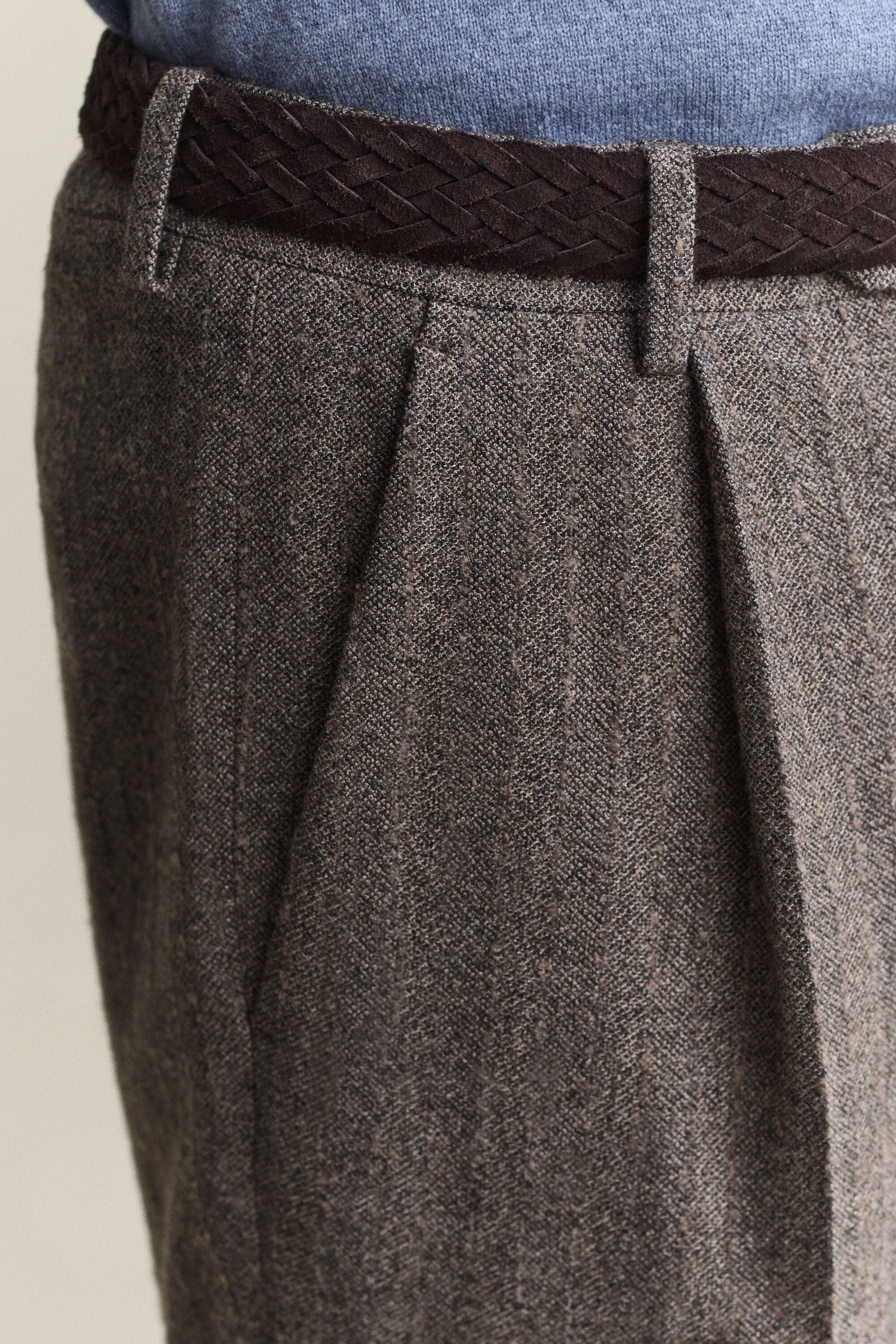 Pinstriped Suit Pants