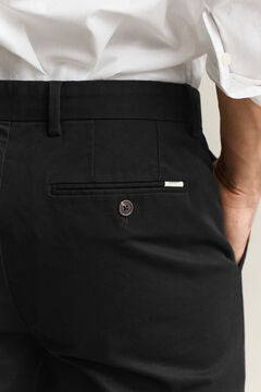 Slim Smart Chinos — BLACK 3