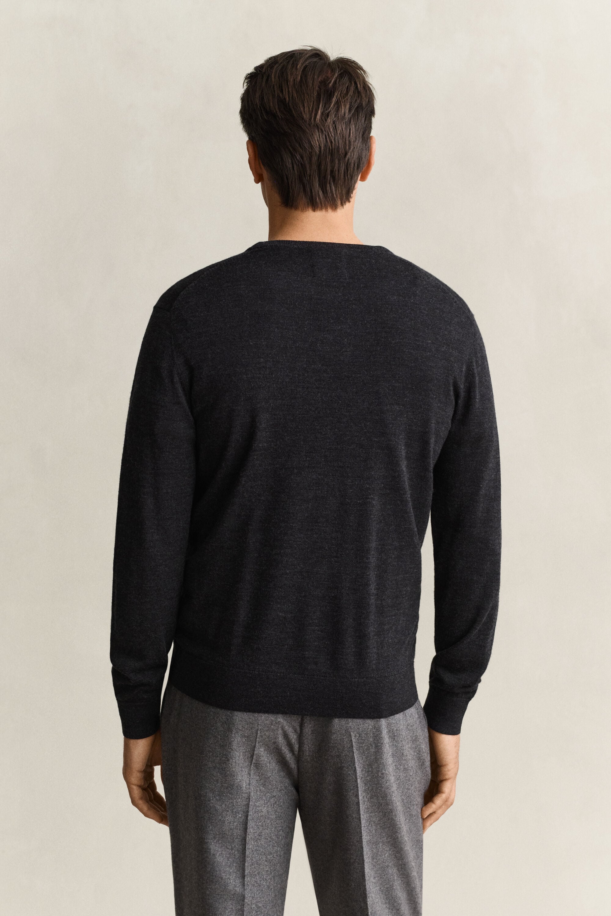 Merino Wool Crew Neck Sweater