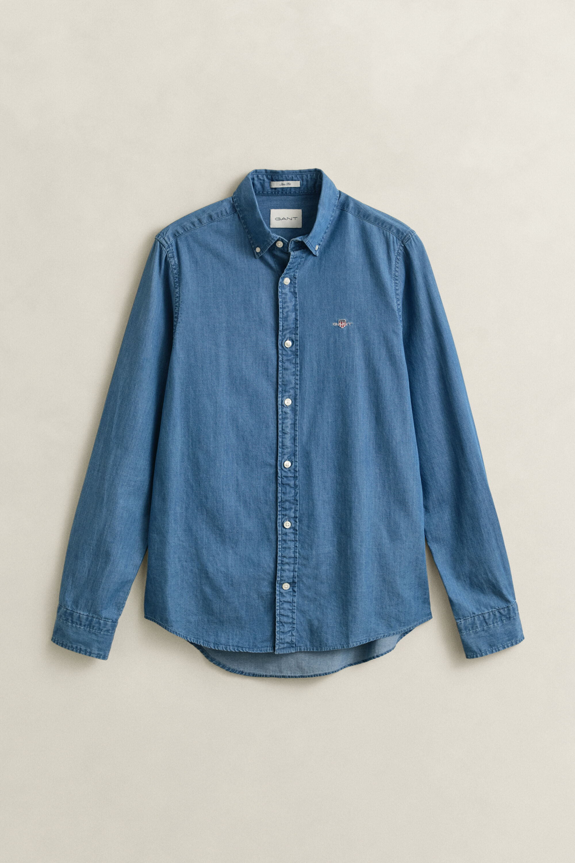 Slim Fit Indigo Shirt