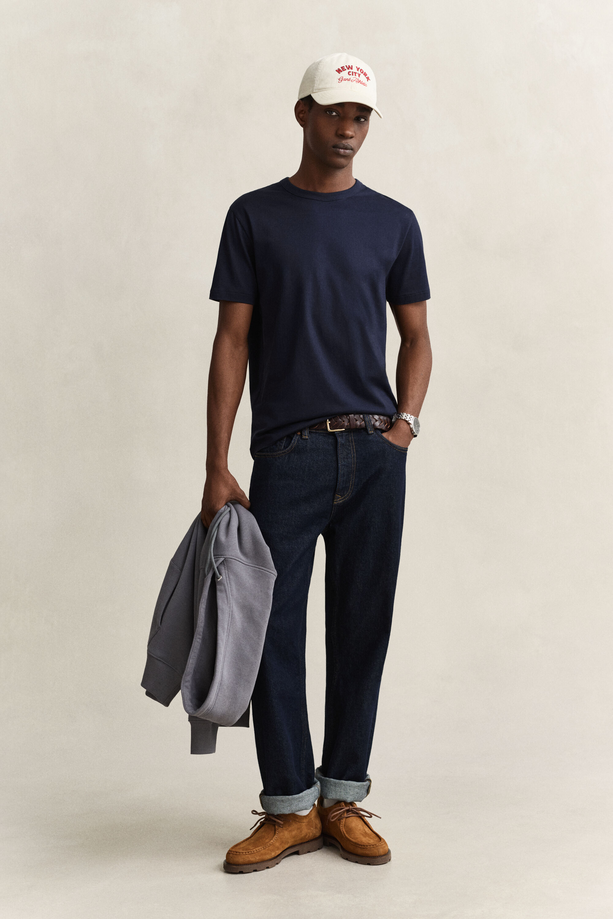 Pima Cotton T-Shirt — EVENING BLUE