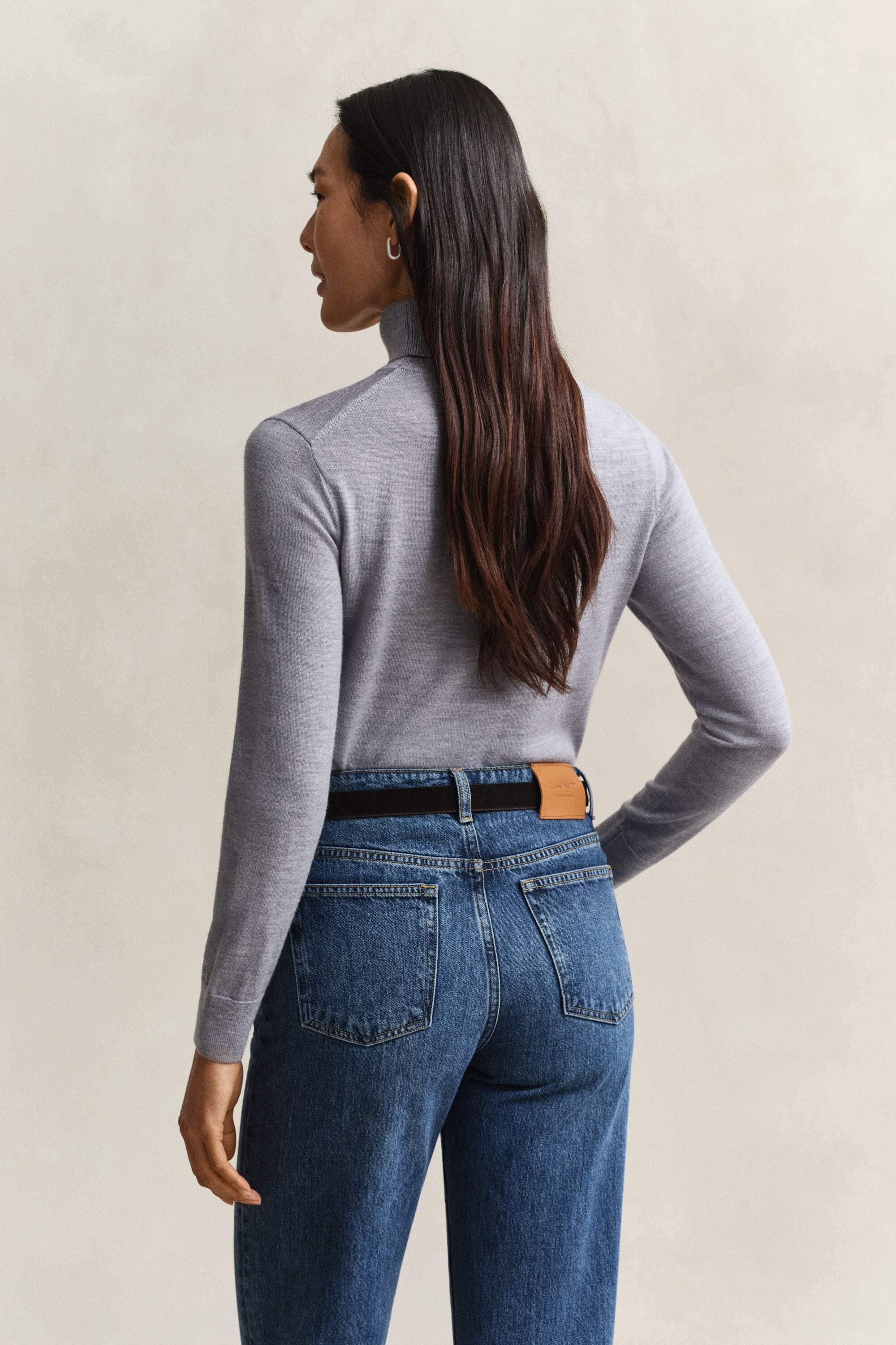 Extra Fine Merino Wool Turtleneck Sweater