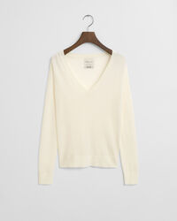 Extra Fine Merino Wool V-Neck Sweater