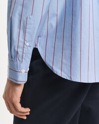 Relaxed Fit Striped Heritage Poplin Shirt