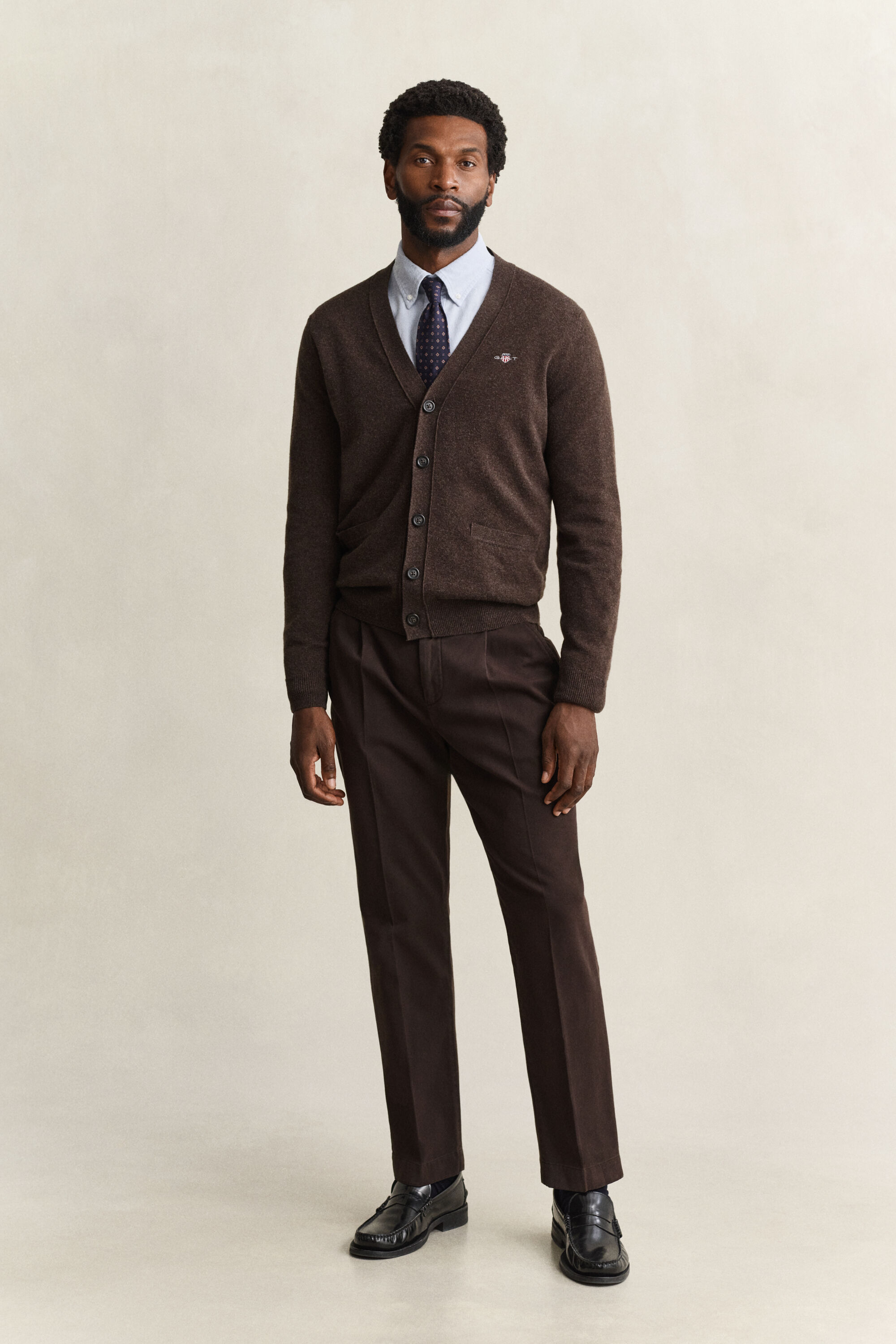 Lambswool V-Neck Cardigan