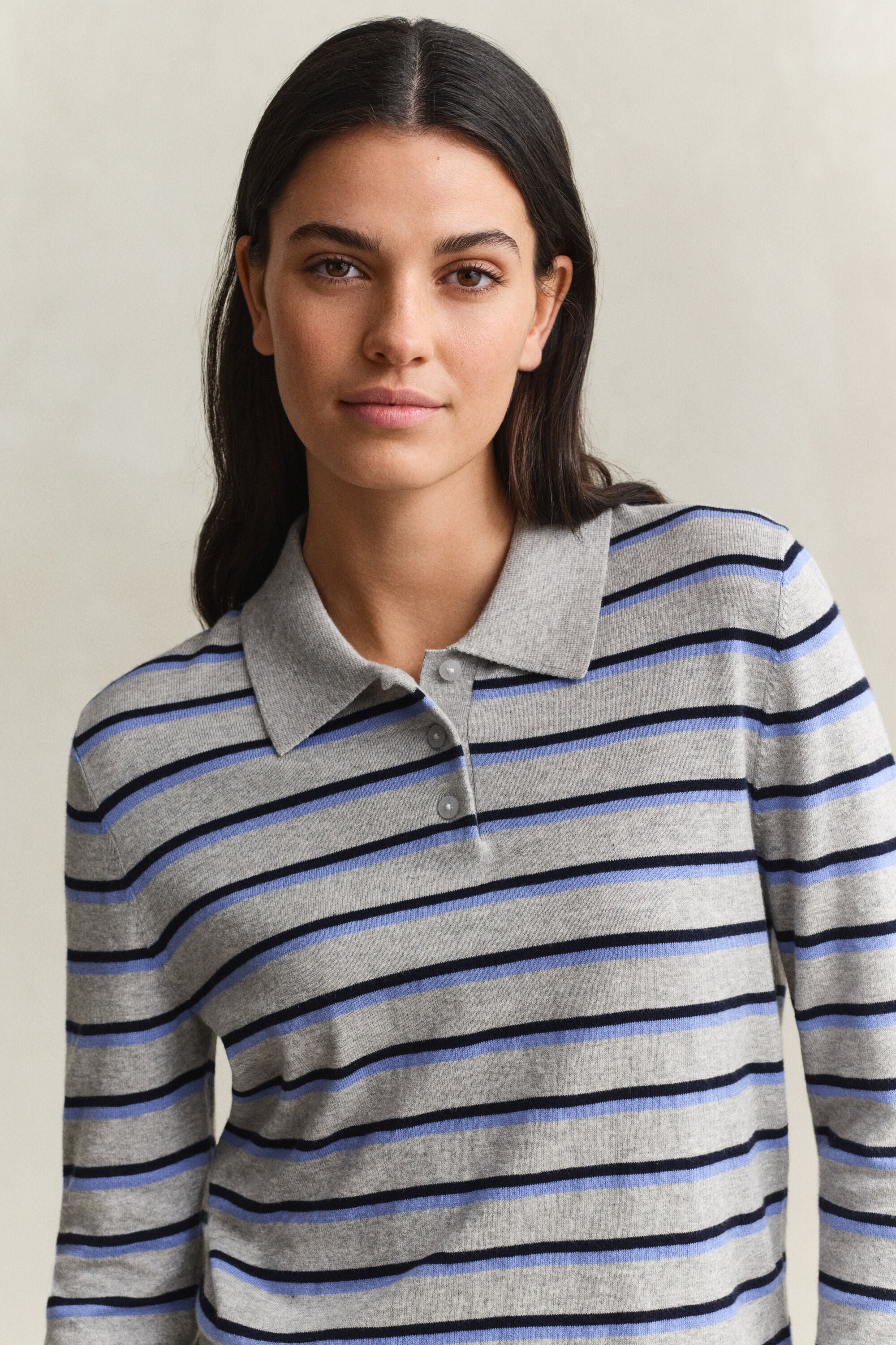 Fine Knitted Striped Sweater