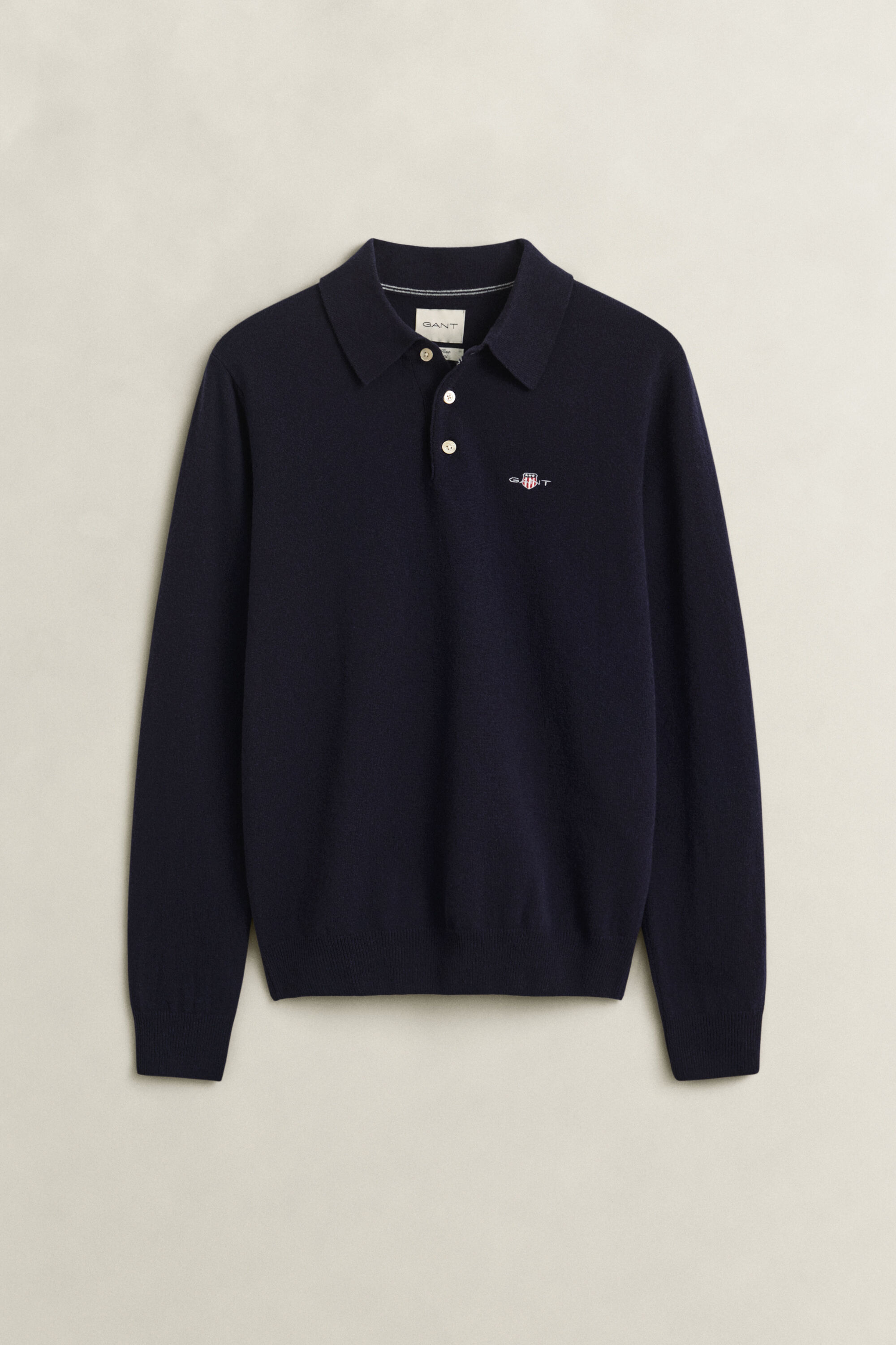 Superfine Lambswool Polo Sweater