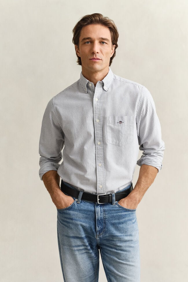 Banker Stripe Classic Oxford Shirt