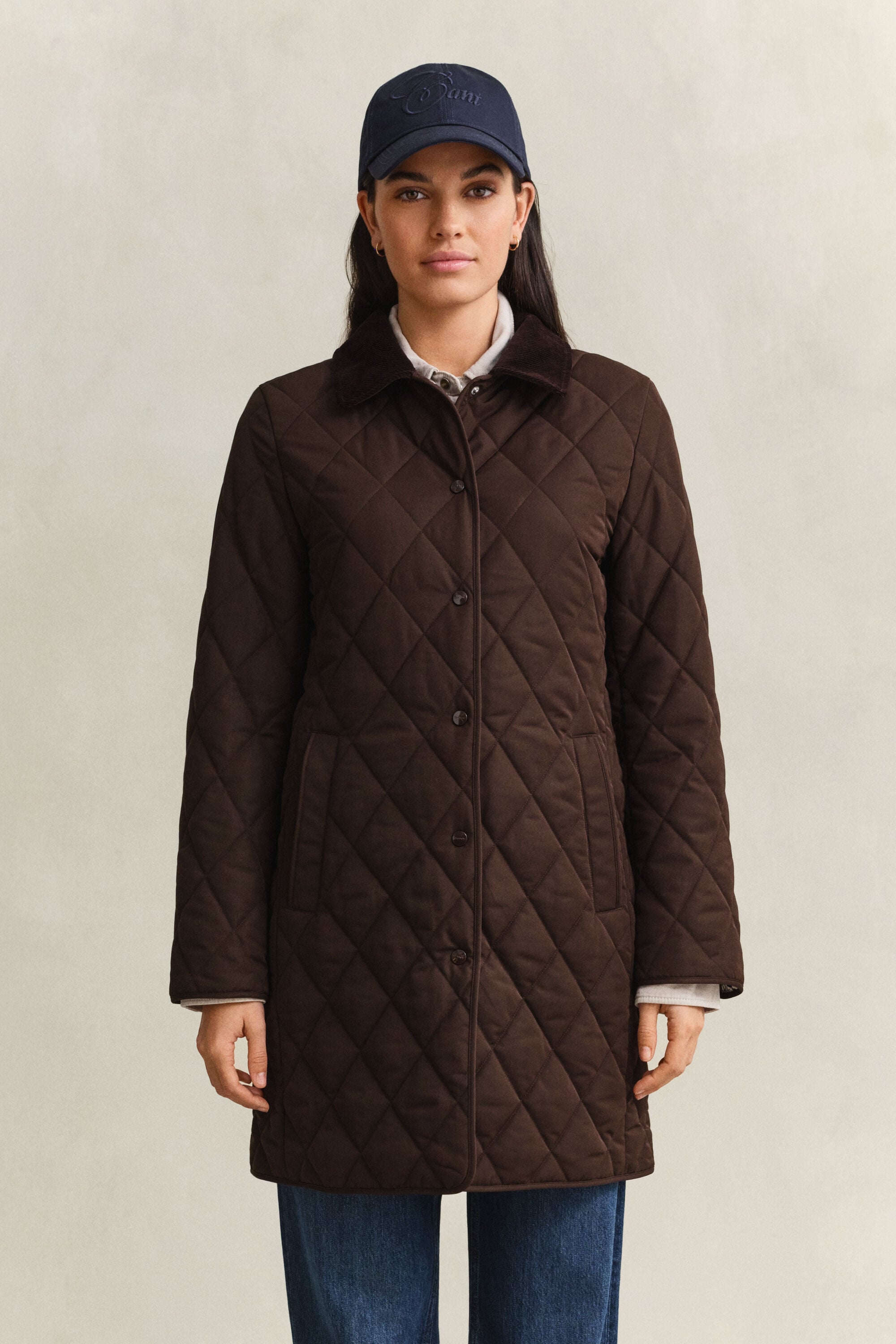 Fitted Quilted Coat