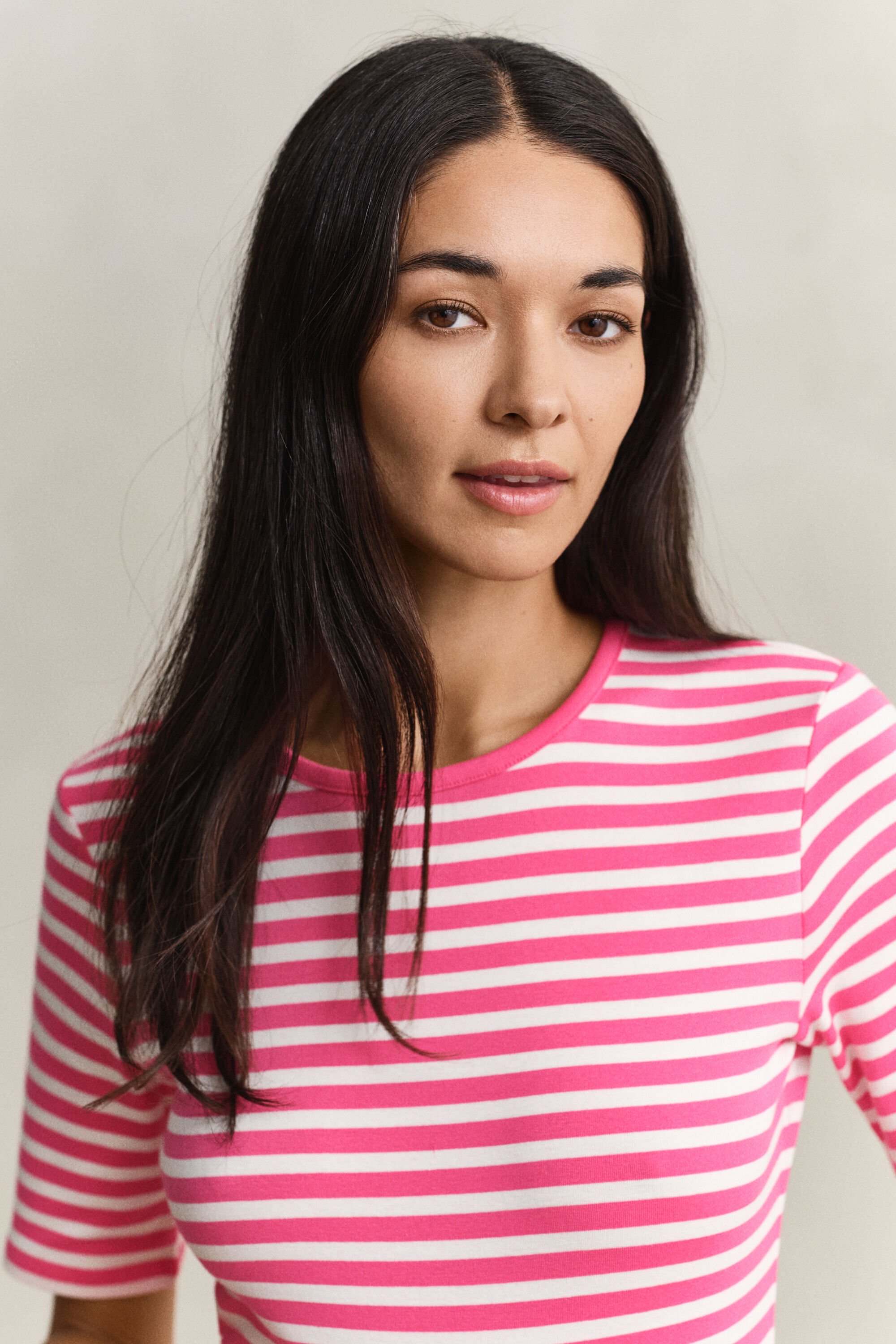 Striped Rib T-Shirt