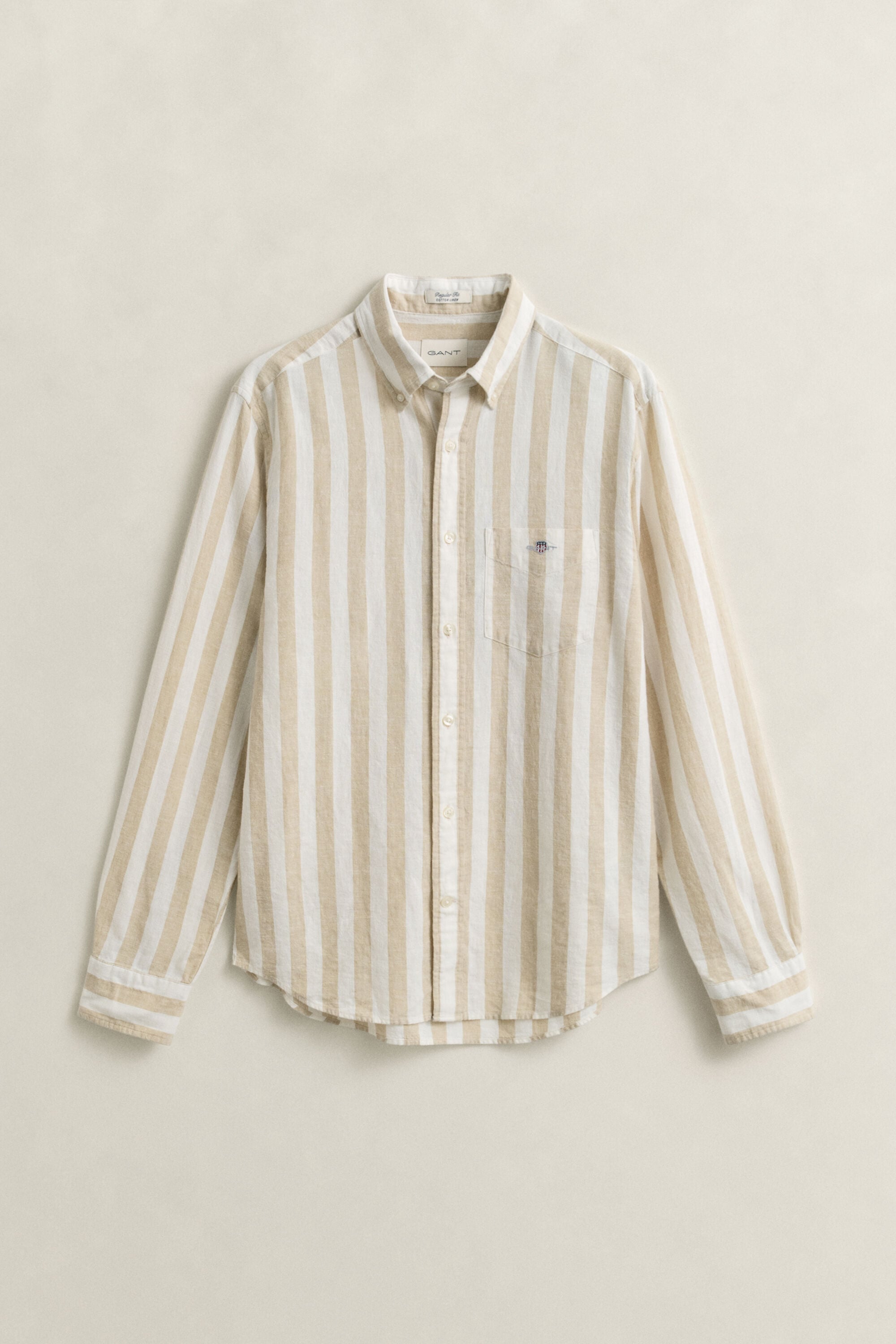 Striped Linen Blend Shirt