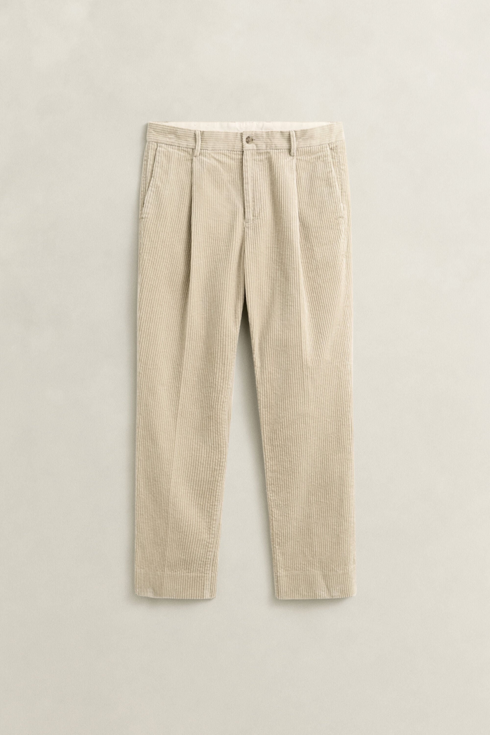 Corduroy Suit Pants — CLAY BEIGE
