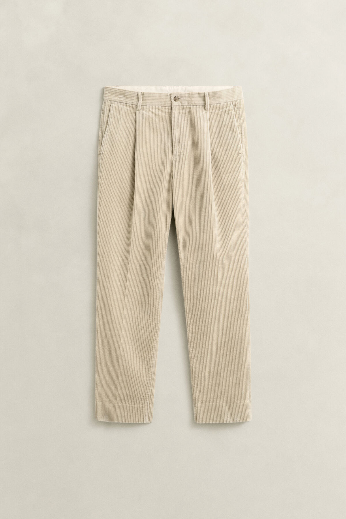 Corduroy Suit Pants — CLAY BEIGE