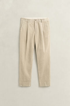Corduroy Suit Pants — CLAY BEIGE 1
