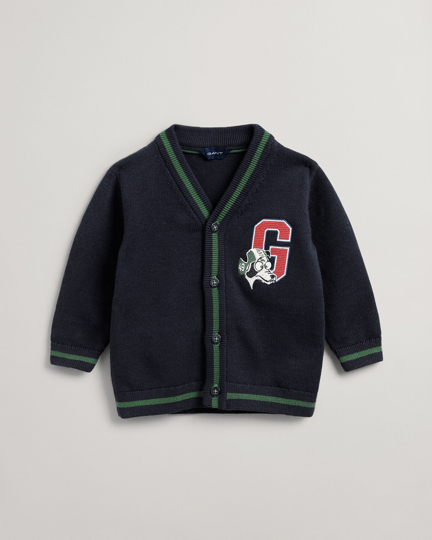 Baby Boy G Dog Knitted Cardigan