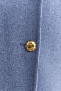 Handstitched Detail Pea Coat