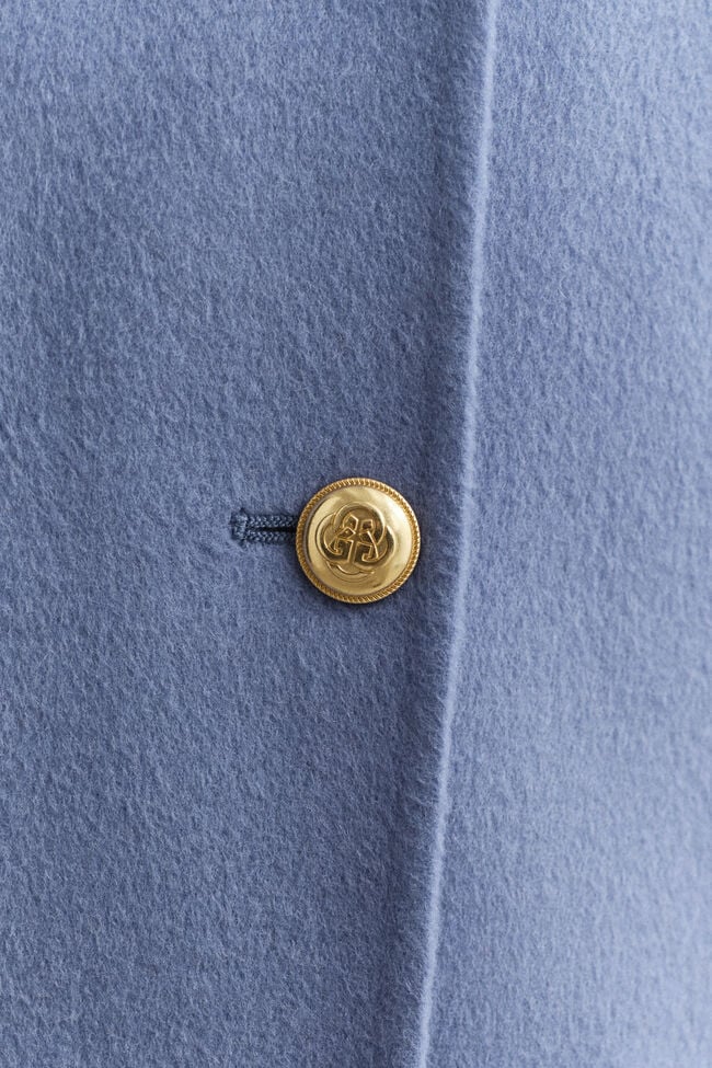 Handstitched Detail Pea Coat