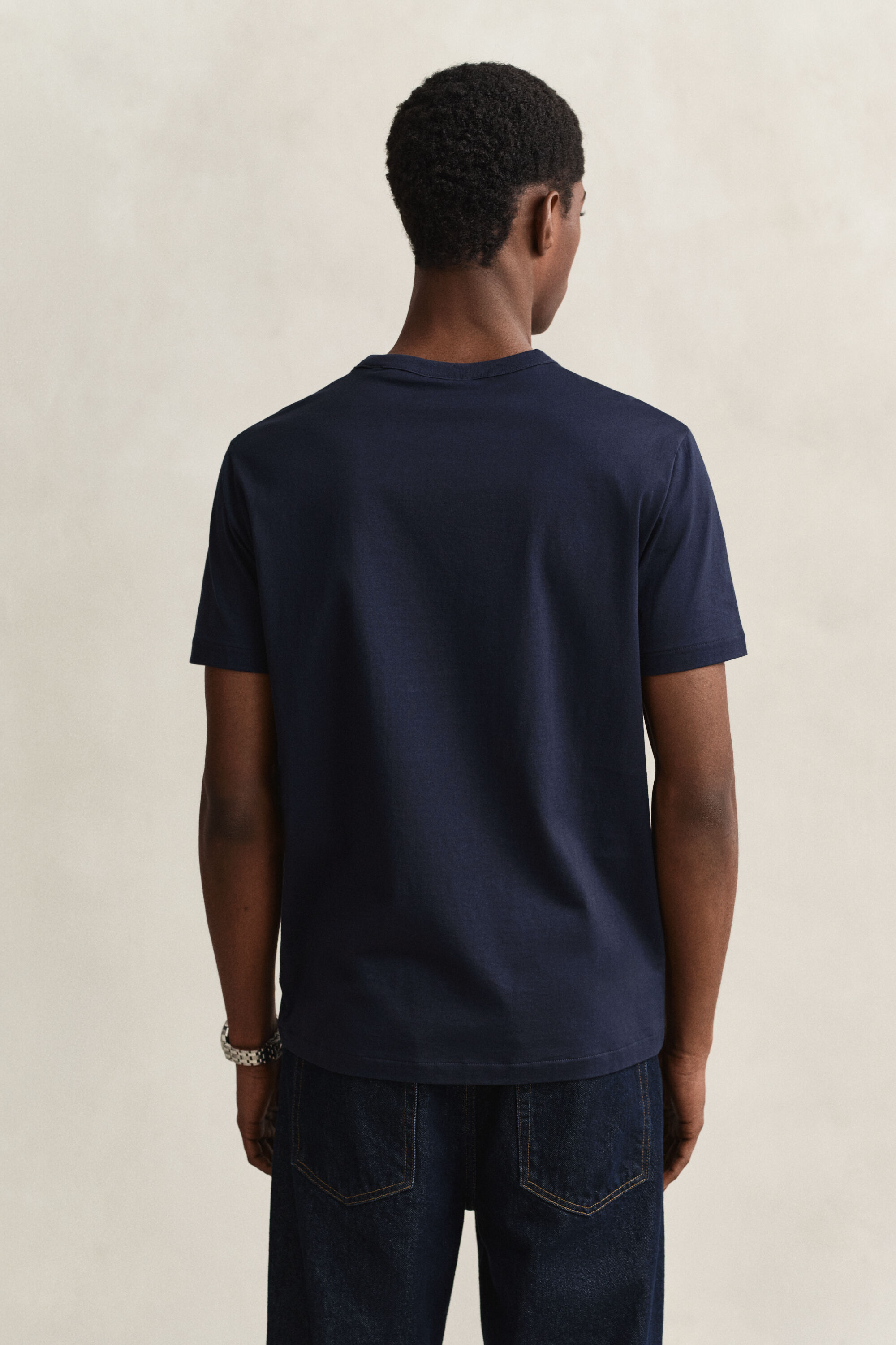 Pima Cotton T-Shirt — EVENING BLUE