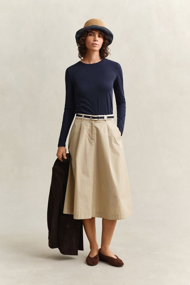 Cotton Long Sleeve T-Shirt