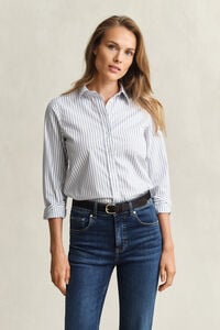 Regular Fit Striped Poplin Shirt