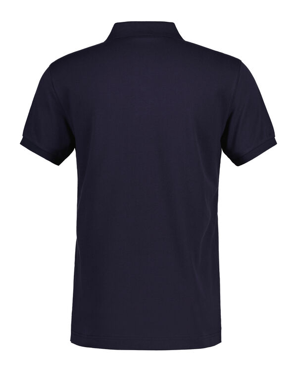 Classic Slim Polo Shirt — EVENING BLUE